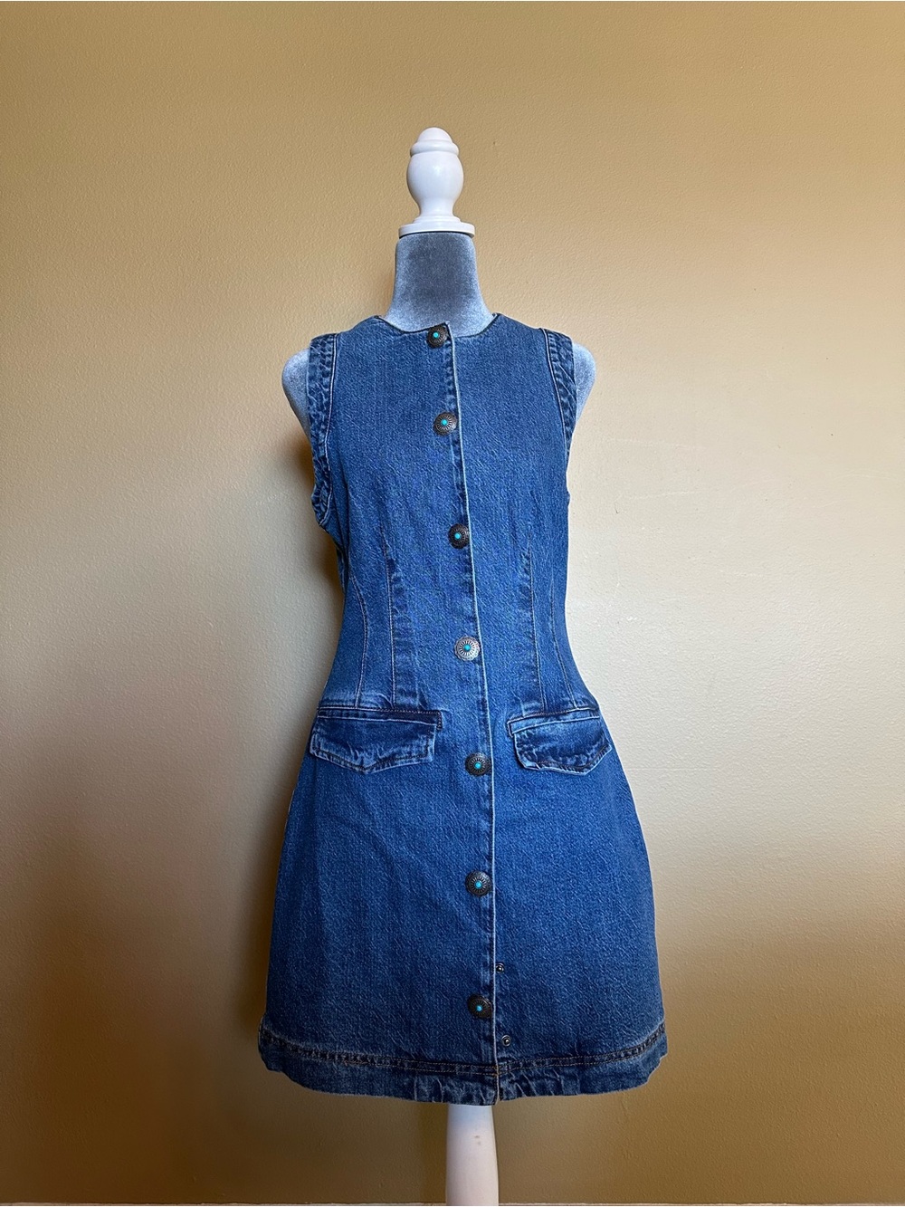 For All Mankind Blue Denim Dress *New* Sz 4